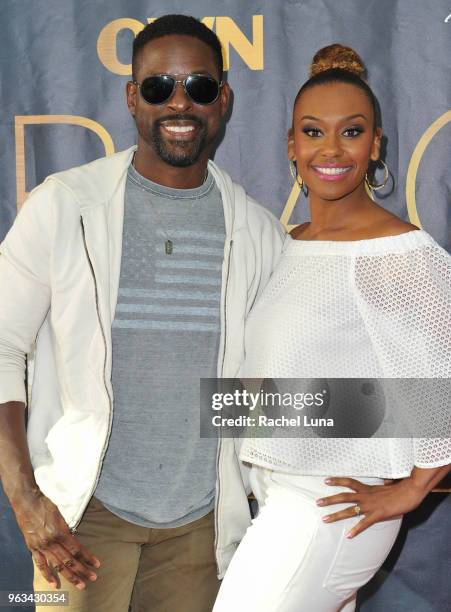 Sterling K. Brown and Ryan Michelle Bathe attend OWN's "Black Love" Clips & Conversation event at The Ricardo Montalban Theatre on May 28, 2018 in...