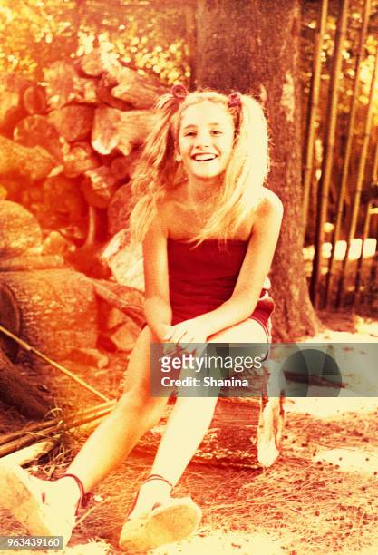 pre-teenager girl from the seventies - argentina girls stock pictures, royalty-free photos & images