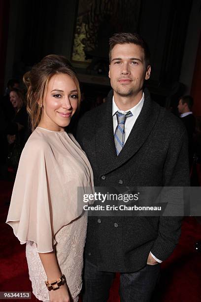 Haylie Duff and Nick Zano at the World Premiere of Screen Gems 'Dear John' on February 01, 2010 at Grauman's Chinese Theatre in Hollywood, California.