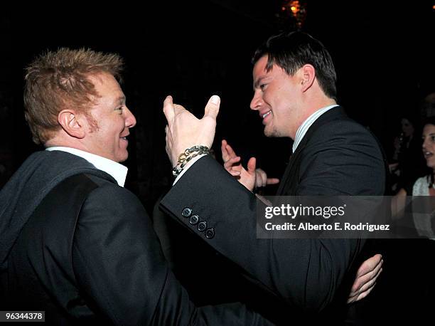 Producer Ryan Kavanaugh and actor Channing Tatum attend the after party for the premiere of Screen Gems' " Dear John" on February 1, 2010 in...