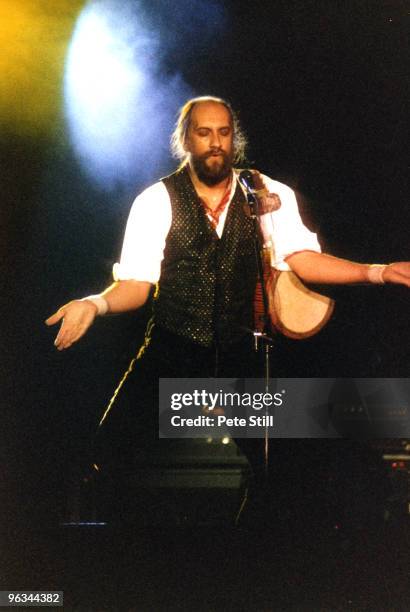 Mick Fleetwood of Fleetwood Mac performs on stage at Wembley Arena on May 18th, 1988 in London, United Kingdom.