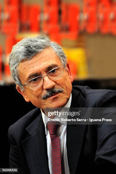 President of PD unveils new book of Piero Ignazi "La Fattoria Degli Italiani" at Libreria Coop Ambasciatori on January 29, 2010 in Bologna, Italy.