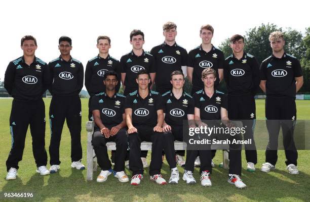 Back row L to R: George Ealham; Kris Nayee; Ross Richardson; Billy Sewell; Sean Hunt; Andrew McCullum; Marcus Critchley; Jarryd Wallace. Front row L...