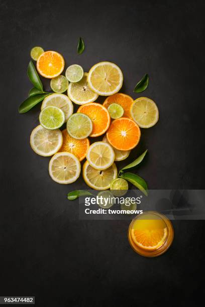 Conceptual citrus fruits juice image.