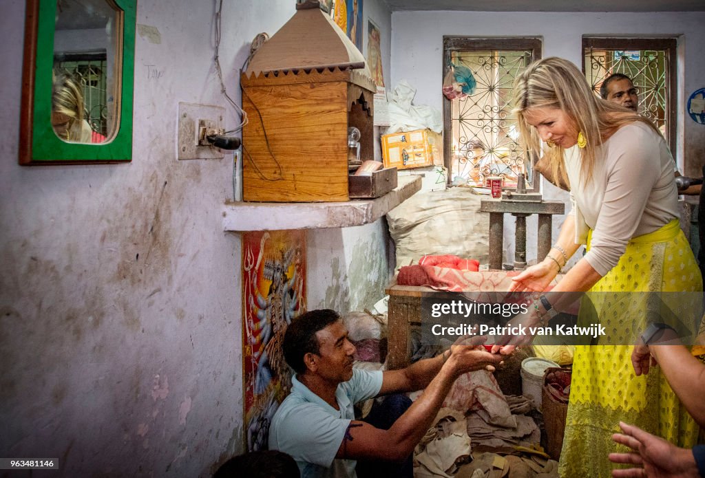 Queen Maxima Of The Netherlands Visits India - Day 2