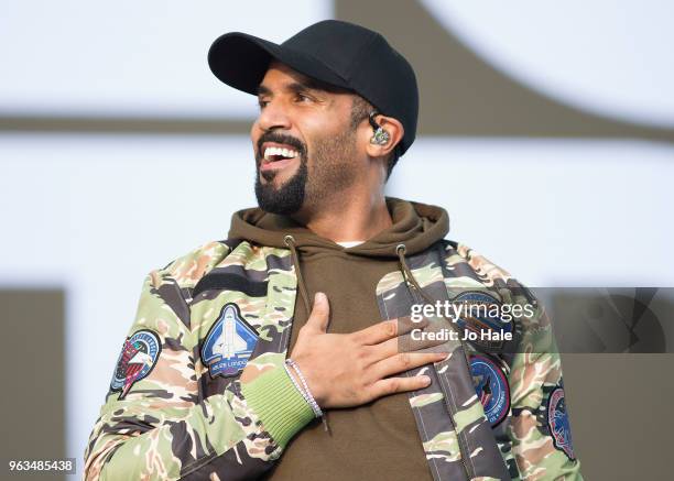 Craig David performs at BBC Music Biggest Weekend held at Singleton Park on May 26, 2018 in Swansea, Wales.