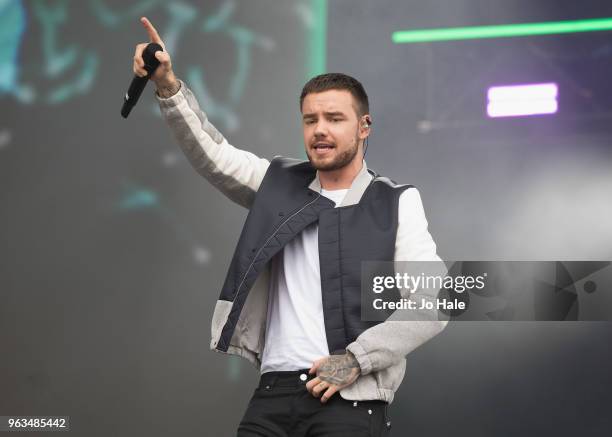 Liam Payne performs at BBC Music Biggest Weekend held at Singleton Park on May 26, 2018 in Swansea, Wales.