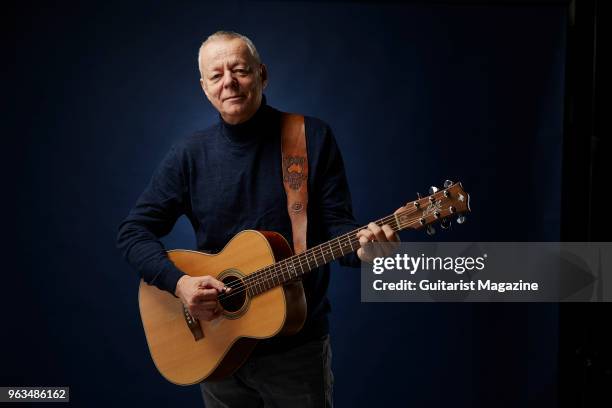 Portrait of Australian virtuoso guitarist Tommy Emmanuel, photographed in Bath on January 13, 2017.