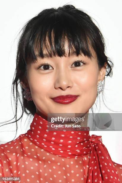 Actress Shioli Kutsuna attends the 'Deadpool 2' Tokyo Premiere at the Roppongi Hills on May 29, 2018 in Tokyo, Japan.