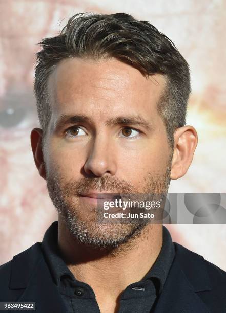 Ryan Reynolds attends the 'Deadpool 2' Tokyo Premiere at the Roppongi Hills on May 29, 2018 in Tokyo, Japan.