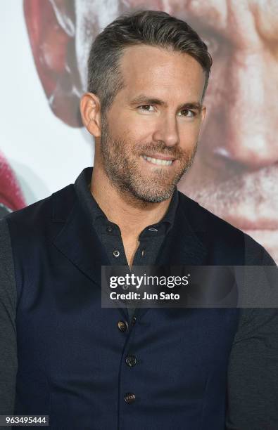 Ryan Reynolds attends the 'Deadpool 2' Tokyo Premiere at the Roppongi Hills on May 29, 2018 in Tokyo, Japan.