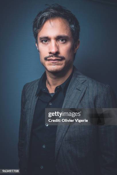 Actor Gael Garcia Bernal is photographed for Self Assignment, on April, 2018 in Cannes, France. . .