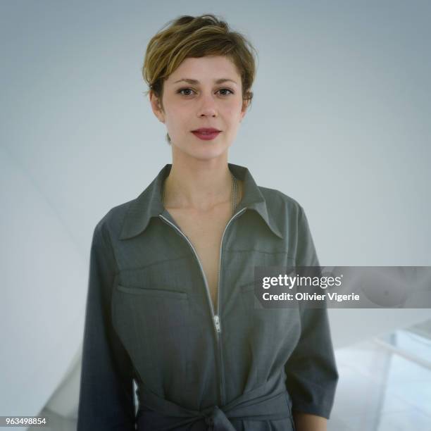 Actress Katharina Schlothauer is photographed for Self Assignment, on April, 2018 in Cannes, France. . .