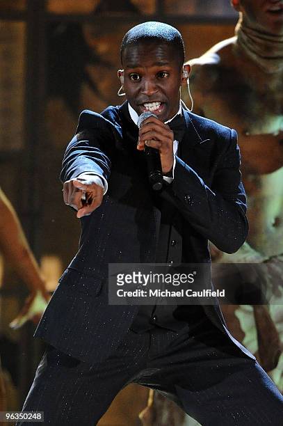 Actor/singer Elijah Kelley onstage at the 52nd Annual GRAMMY Awards held at Staples Center on January 31, 2010 in Los Angeles, California.