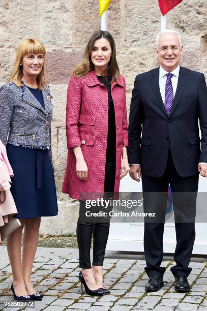 Queen Letizia of Spain attends the inauguration of the 13th International Seminar of Language and Journalism ÔEl Lenguaje en la Era de la PosverdadÕ...