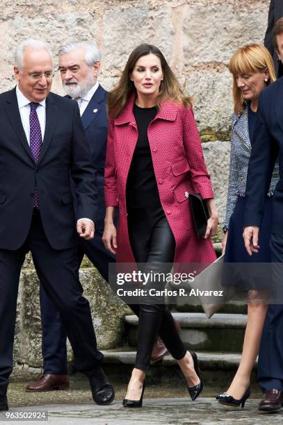 Queen Letizia of Spain attends the inauguration of the 13th International Seminar of Language and Journalism ÔEl Lenguaje en la Era de la PosverdadÕ...
