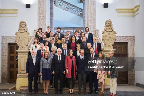 Queen Letizia of Spain attends the inauguration of the 13th International Seminar of Language and Journalism ÔEl Lenguaje en la Era de la PosverdadÕ...