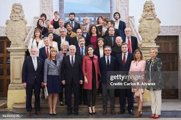 Queen Letizia of Spain attends the inauguration of the 13th International Seminar of Language and Journalism ÔEl Lenguaje en la Era de la PosverdadÕ...