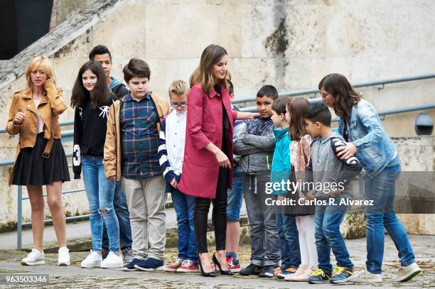 Queen Letizia of Spain attends the inauguration of the 13th International Seminar of Language and Journalism ÔEl Lenguaje en la Era de la PosverdadÕ...