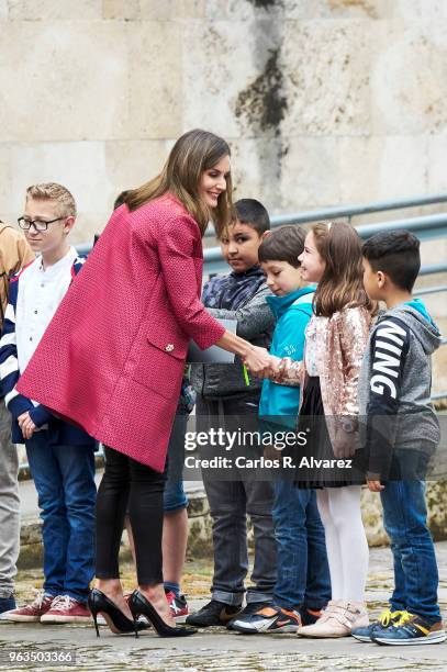 Queen Letizia of Spain attends the inauguration of the 13th International Seminar of Language and Journalism ÔEl Lenguaje en la Era de la PosverdadÕ...