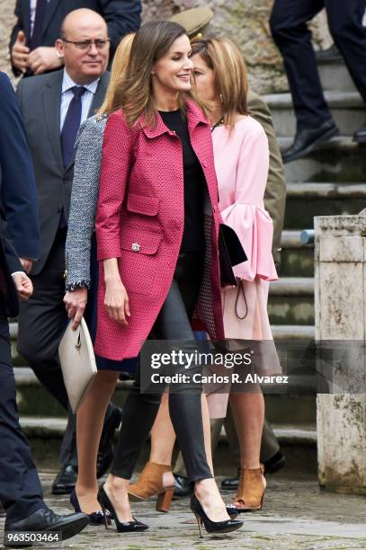 Queen Letizia of Spain attends the inauguration of the 13th International Seminar of Language and Journalism ÔEl Lenguaje en la Era de la PosverdadÕ...