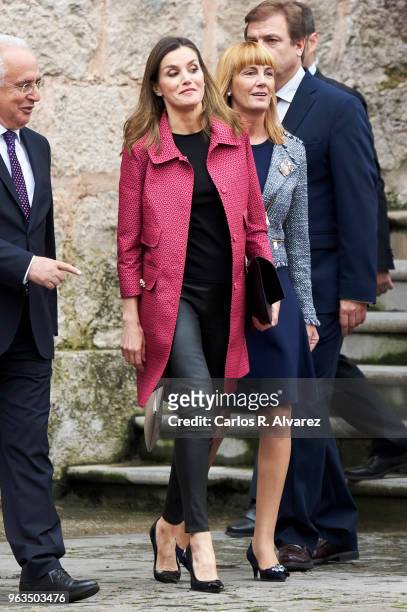 Queen Letizia of Spain attends the inauguration of the 13th International Seminar of Language and Journalism ÔEl Lenguaje en la Era de la PosverdadÕ...