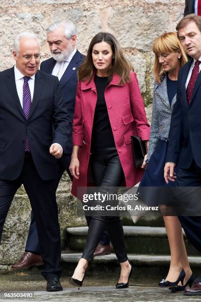 Queen Letizia of Spain attends the inauguration of the 13th International Seminar of Language and Journalism ÔEl Lenguaje en la Era de la PosverdadÕ...