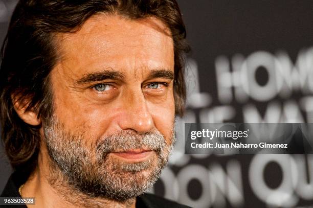 Jordi Molla attends 'The Man Who Killed Don Quixote' photocall at Hotel NH Collection Madrid Eurobuilding on May 29, 2018 in Madrid, Spain.