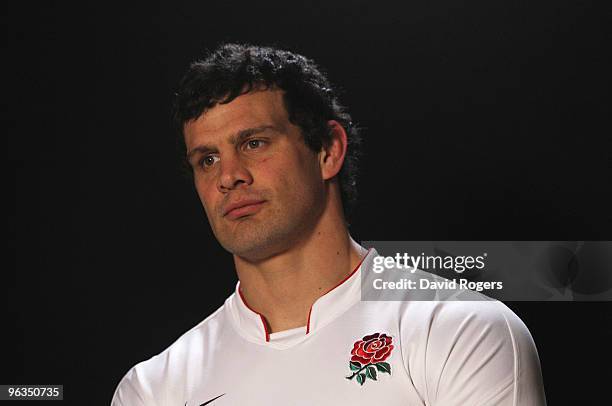 Dan Ward-Smith of England Rugby Union poses for a portrait at Pennyhill Park Hotel on February 1, 2010 in Bagshot, England.