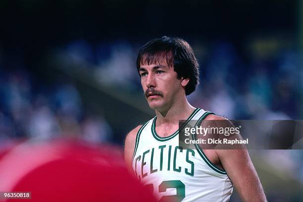 Chris Ford of the Boston Celtics looks on during a game played in 1982 at the Boston Garden in Boston, Massachusetts. NOTE TO USER: User expressly...
