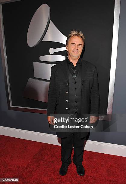 Musician Peter Kater arrives at the 52nd Annual GRAMMY Awards held at Staples Center on January 31, 2010 in Los Angeles, California.
