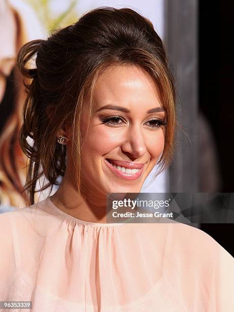 Actress Haylie Duff arrives at the "Dear John" World Premiere held at Grauman's Chinese Theatre on February 1, 2010 in Hollywood, California.