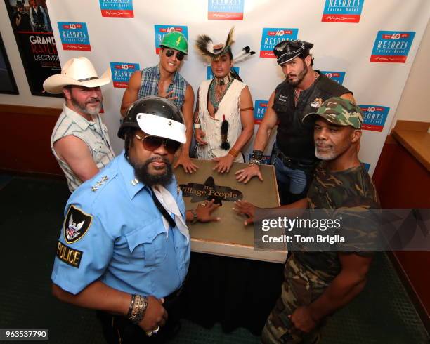 May 26: Resorts Casino celebrates its 40th Anniversary as The Village People -Victor Willis , Angel Morales , Chad Freeman , James Kwong Jr. And...