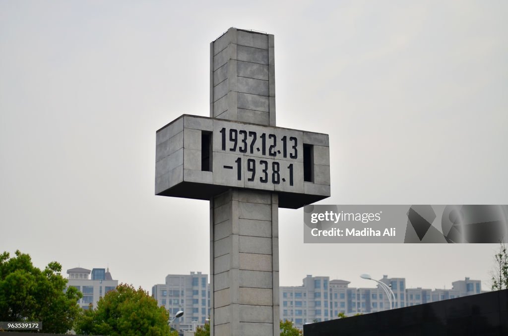 Nanjing Massacre Monument in Nanjing, China.