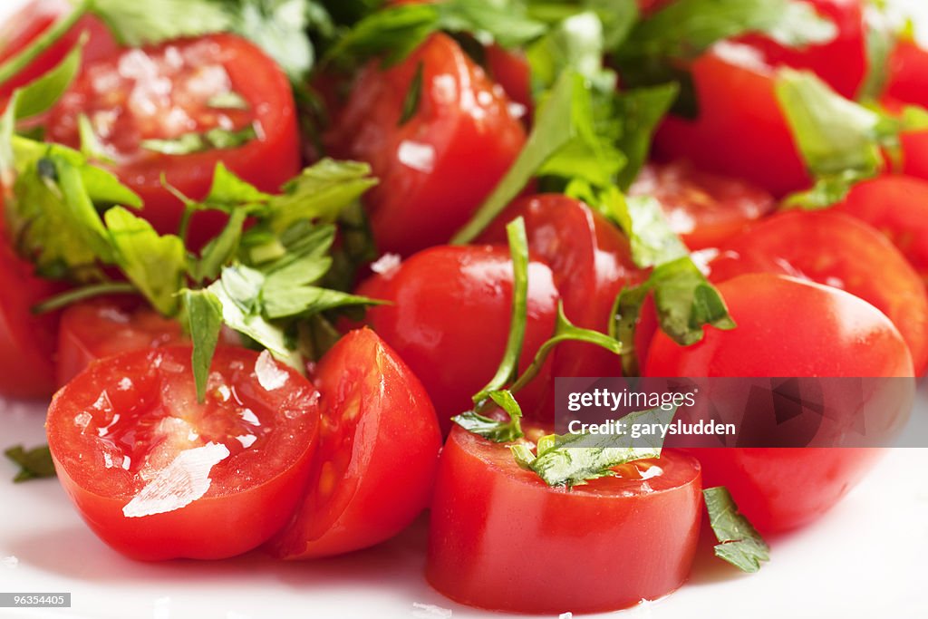 Tomato and parsely salad