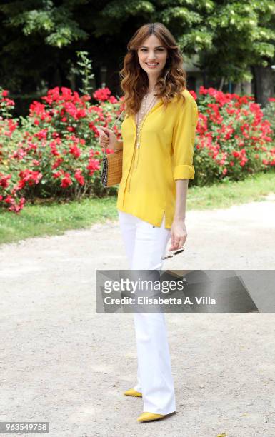 Gaia Bermani Amaral attends 'Malati Di Sesso' photocall at Villa Borghese on May 29, 2018 in Rome, Italy.