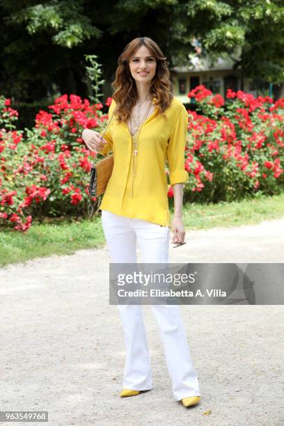 Gaia Bermani Amaral attends 'Malati Di Sesso' photocall at Villa Borghese on May 29, 2018 in Rome, Italy.