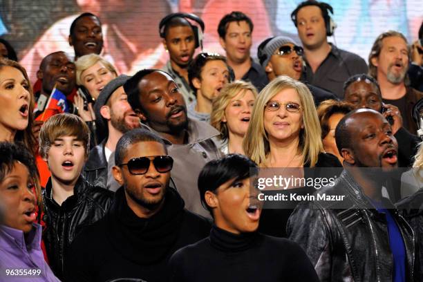 Singers Celine Dion, Gladys Knight, Justin Bieber, Usher, will.i.am, Barbra Streisand, LL Cool J, Harry Connick Jr., Wyclef Jean, Vince Vaughn, Jeff...