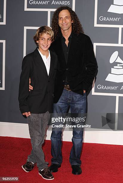 Musician Kenny G arrives at the 52nd Annual GRAMMY Awards held at Staples Center on January 31, 2010 in Los Angeles, California.