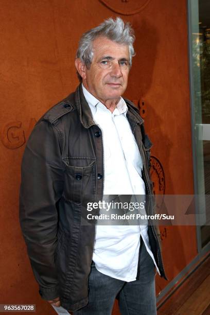 Actor Michel Boujenah attends the 2018 French Open - Day Three at Roland Garros on May 29, 2018 in Paris, France.