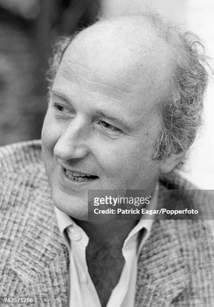 Writer and artist Reg Gadney photographed in London, 24th June 1985.