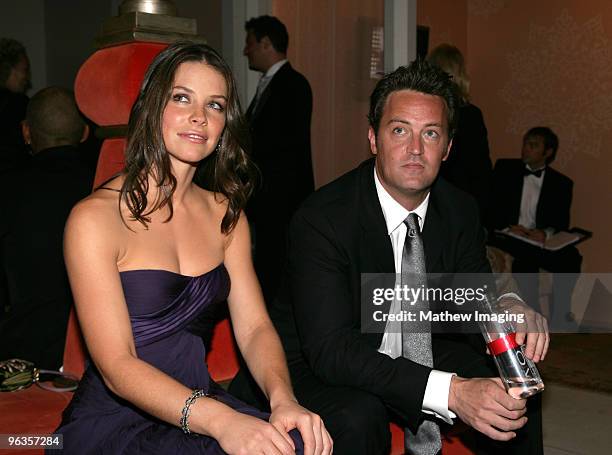 Evangeline Lilly and Matthew Perry