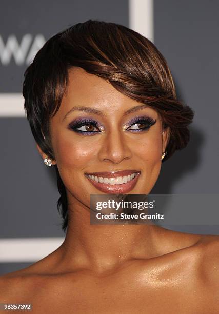 Singer Keri Hilson arrives at the 52nd Annual GRAMMY Awards held at Staples Center on January 31, 2010 in Los Angeles, California.