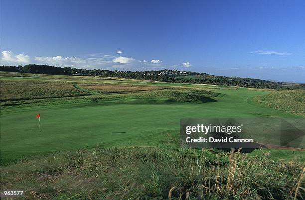 General view of the Par 4, 3rd hole at the Muirfield Golf and Country Club at Gullane in Edinburgh, Scotland. \ Mandatory Credit: David Cannon...