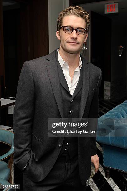 Matthew Morrison attends Antonio "L.A." Reid's Post-GRAMMY Dinner Hosted by Jay-Z at Cecconi's Restaurant on January 31, 2010 in Los Angeles,...