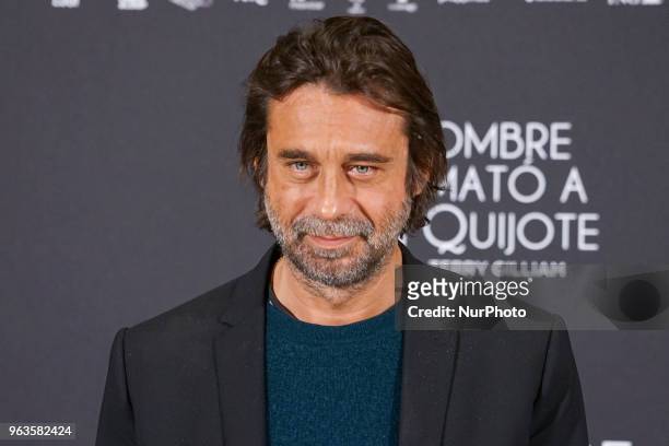 Jordi Molla attends 'The Man Who Killed Don Quixote' photocall at Hotel NH Collection Madrid Eurobuilding on May 29, 2018 in Madrid, Spain