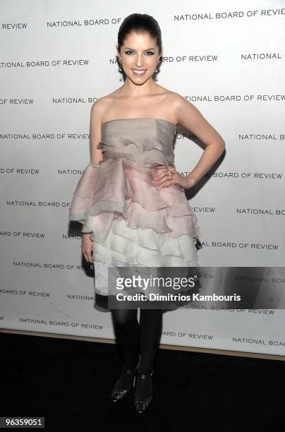 Anna Kendrick attends the 2010 National Board of Review Awards Gala at Cipriani 42nd Street on January 12, 2010 in New York City.
