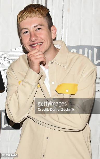 Barry Keoghan attends the Build Series to discuss the new film 'American Animals' at Build Studio on May 29, 2018 in New York City.