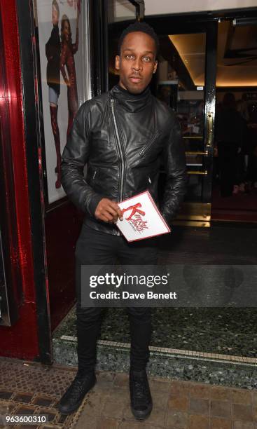 Lemar attends the 'Kinky Boots' Gala Night hosted by Cyndi Lauper in support of Heads Together at Adelphi Theatre on May 29, 2018 in London, England.