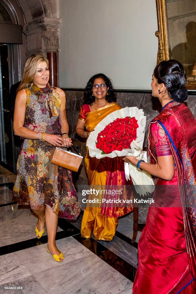 Queen Maxima Of The Netherlands Visits India - Day 2